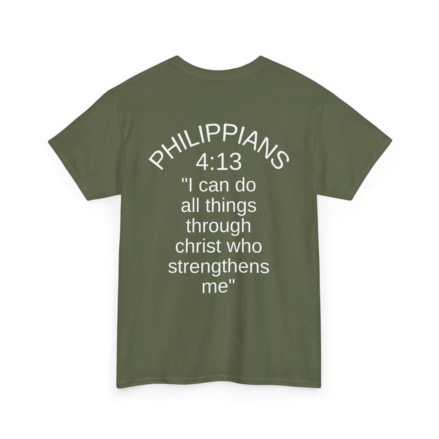 Philippians 4:13 T-Shirt dark
