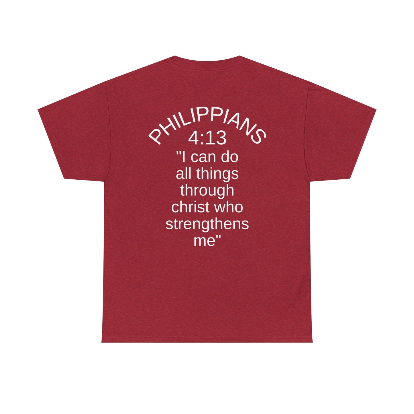Philippians 4:13 T-Shirt dark