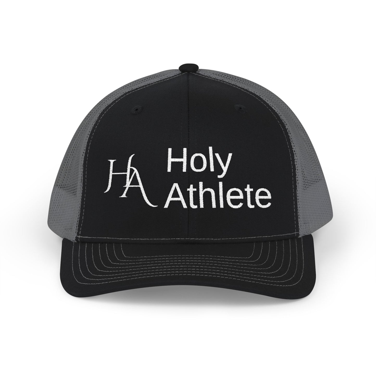 Stylish Black & White Snapback Trucker Cap for Casual Wear, Embroidered Cap, Cool Outdoors Hat, Gift for Him/Her, Trendy Accessory