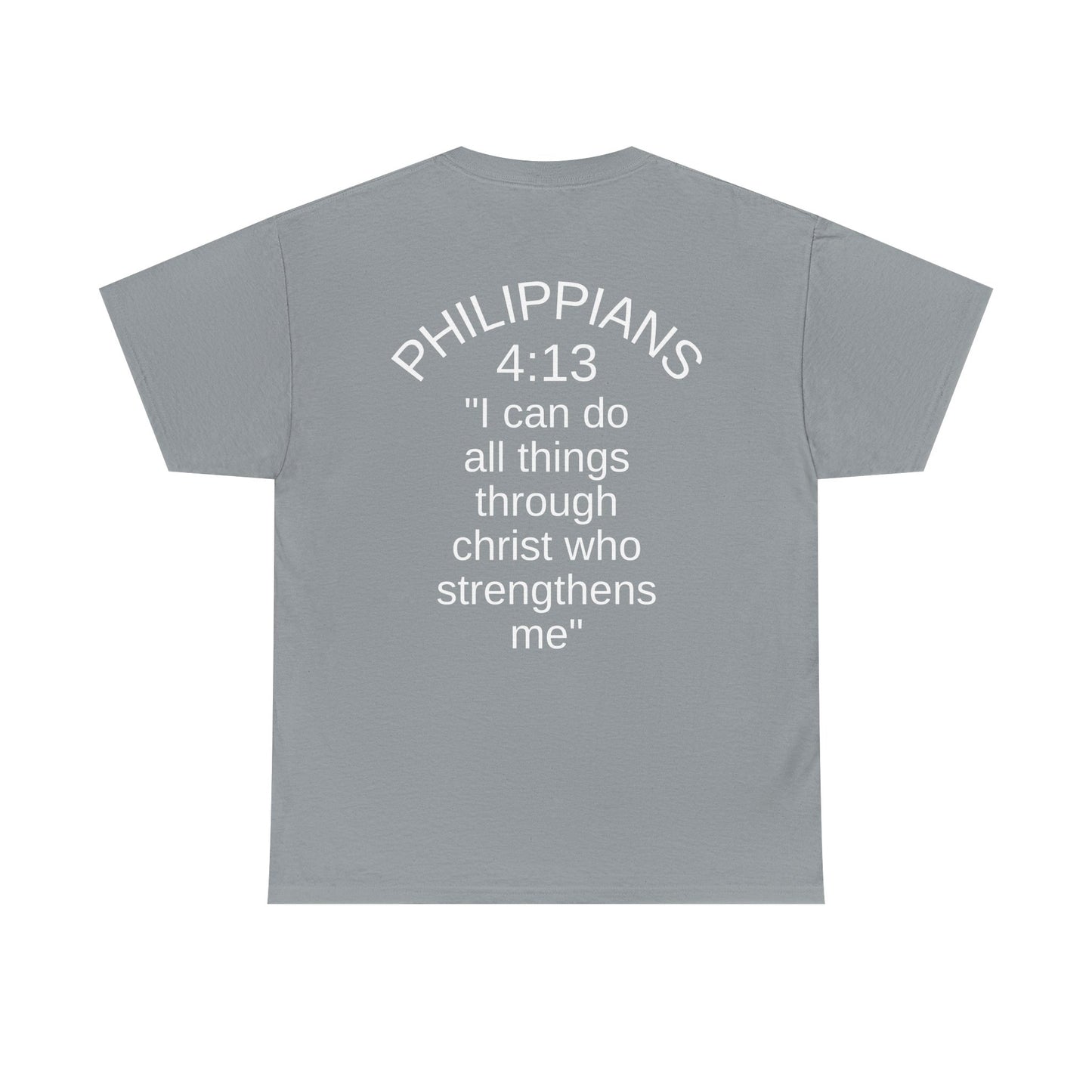 Philippians 4:13 T-Shirt dark