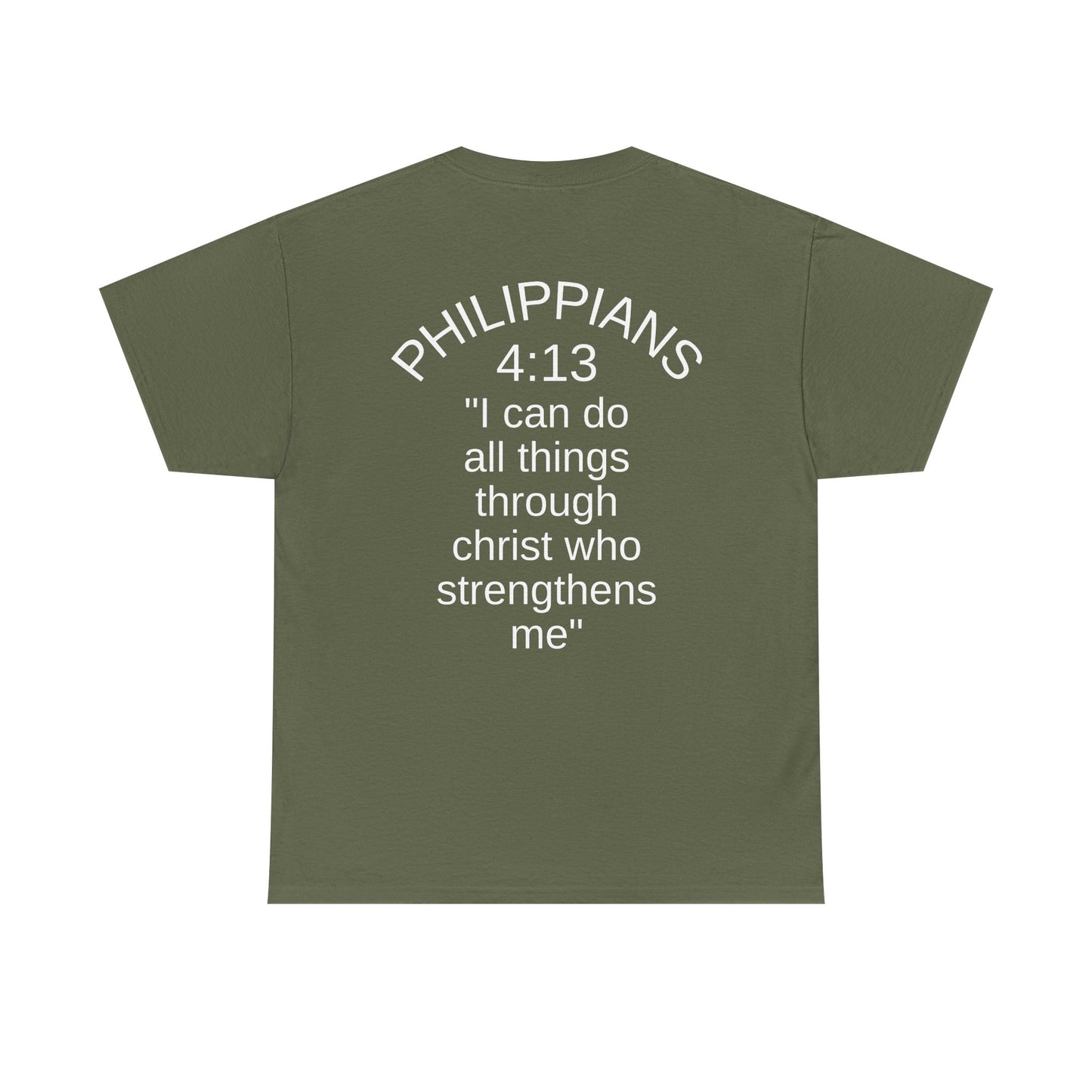 Philippians 4:13 T-Shirt dark