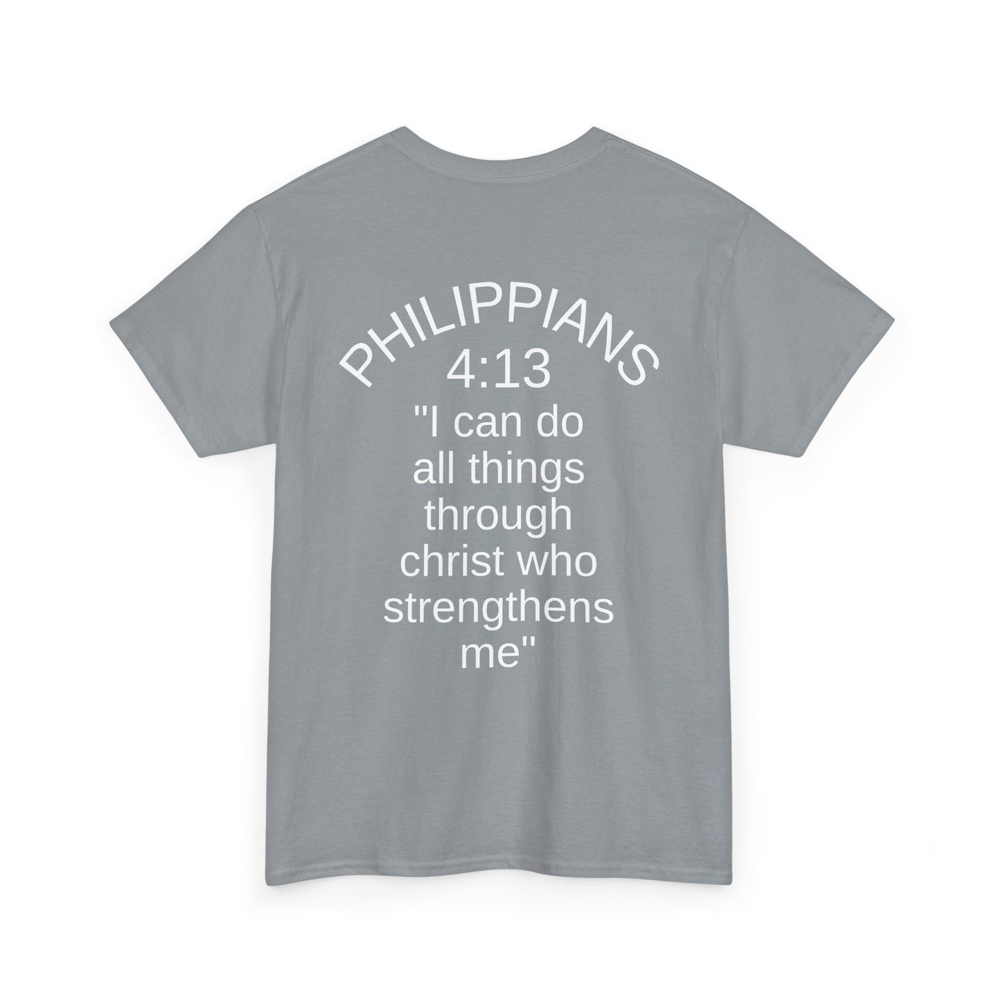 Philippians 4:13 T-Shirt dark